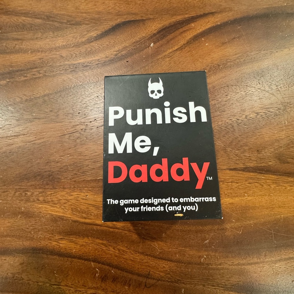 Punish Me, Daddy Game - Black and Red
